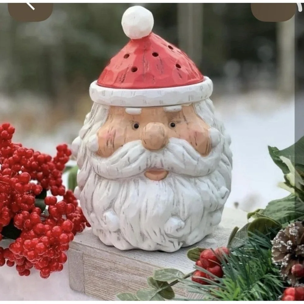 NEW Scentsy Warmer Jolly Old St Nick Full Size Santa Claus Christmas Noel